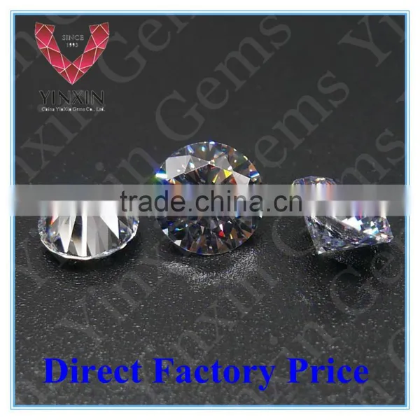 5.0mm White Color Round Shape Cubic Zirconia Fashion in Stock Factory photo-3