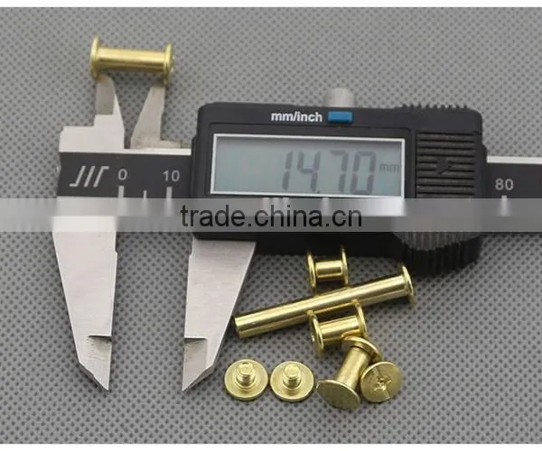 Brass Plated Hollow Set Rivets photo-6