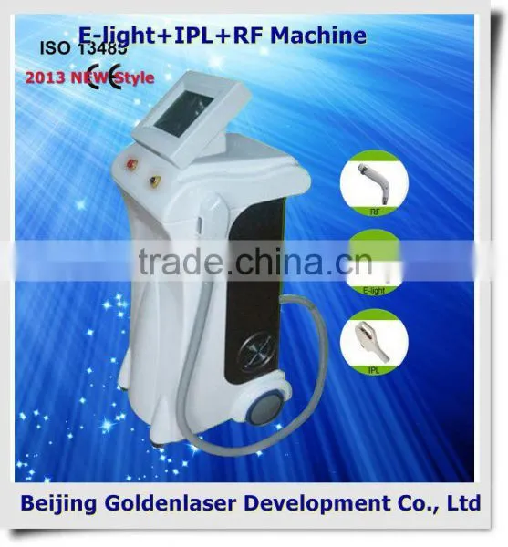 2013 Exporter E-light+IPL+RF Machine Elite Epilation Machine Weight Loss Hologram Hot Stamping Machine