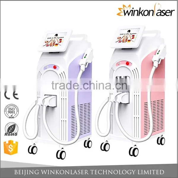 FDA Approved 2 Years Warranty 3000W ABS Pure Sapphire Newest Shr Hair Removal Machine photo-3