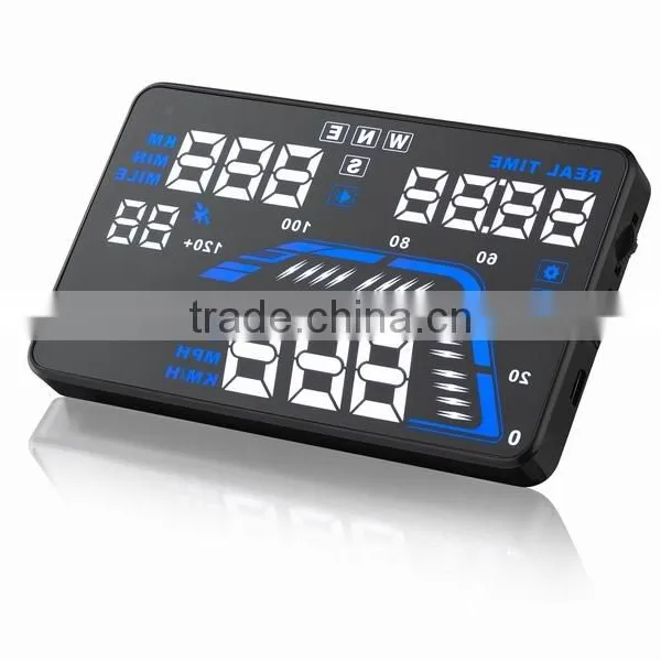 Q7 Windshield Navigation Auto Car HUD OBD2 Display photo-4