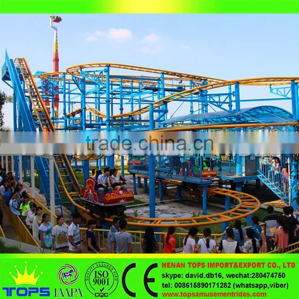 Thrilling Amusement Track Ride Roller Type Spinning Coaster photo-4