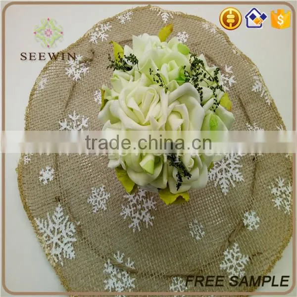 New Pattern Indoor Natural Jute Plant Flower Stand photo-2