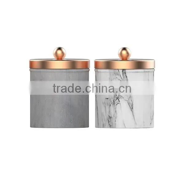 Custom Ceramic Candle Jars With Cement Graven With Soy Wax Personalized Scented Candle Jar photo-6