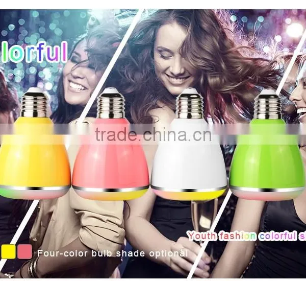 2017 Innovative Music Mini Audio E27 T2219 Bluetooth Speaker Led Bulb With App Remote photo-6
