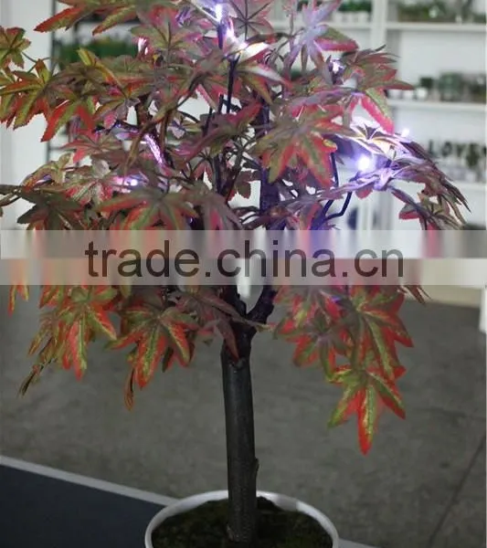 Lighting Bulb Christmas Decoration Indoor Small LED Maple Bonsai photo-2