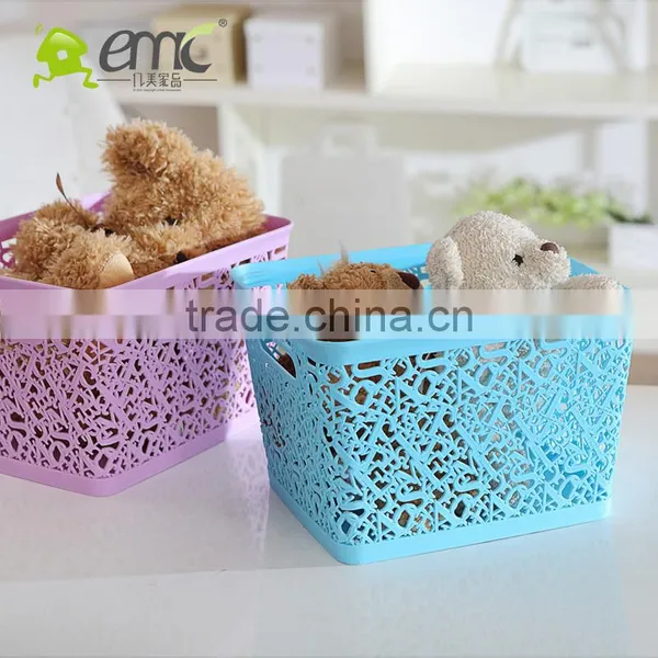 Emc Plastic Baskets, Plastic Rectangular Baskets With Handle photo-5