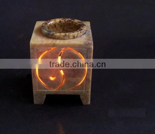 Designer Soapstone Aroma Oil Burner Essential Diffuser