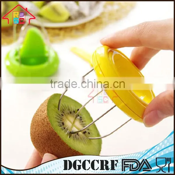 NBRSC TOP & HOT SELL Green Kiwi Fruit Cut Digging Core Twister Slicer Kitchen Peeler Tool Cutter Device for Fruit Salad photo-2