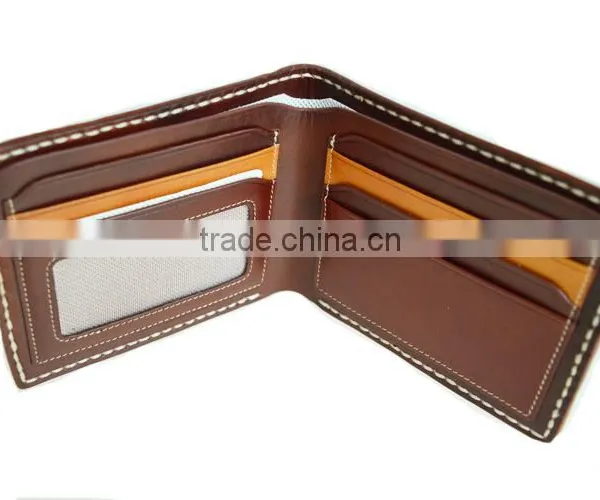 Slim Genuine Leather Minimalist Wallets for Full Grain Men Money Clip photo-4