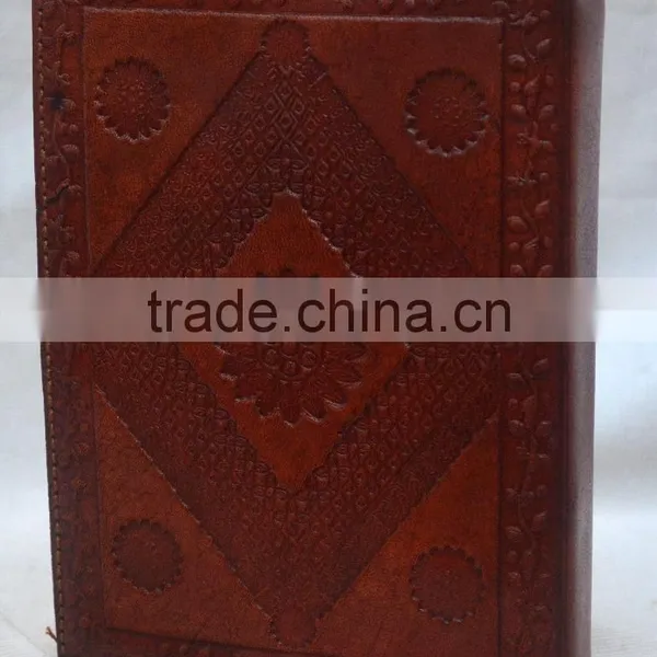Handmade Vintage TajMahal Embossed Refillable Leather Diary photo-2
