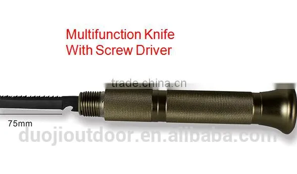 Heavy Duty Multi-function Compact Tactical Security Gear With Shovel Hoe Hammer Knife Flashlight Fire Starter photo-6