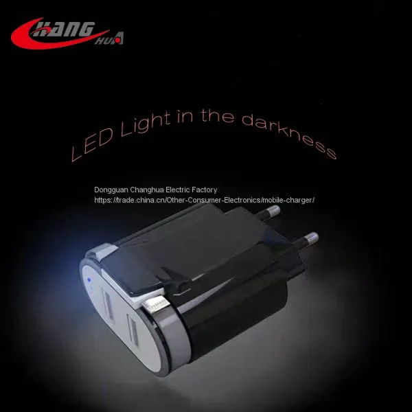 Quick Mobile Phone USB Charger With LED Light In The Darkness photo-5