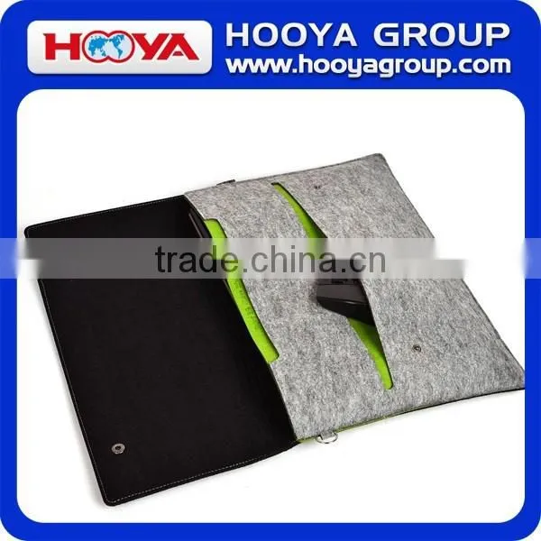 27*21.5*0.8cm Felt Fabric Tablet PC Bag/Business Laptop Bag photo-2