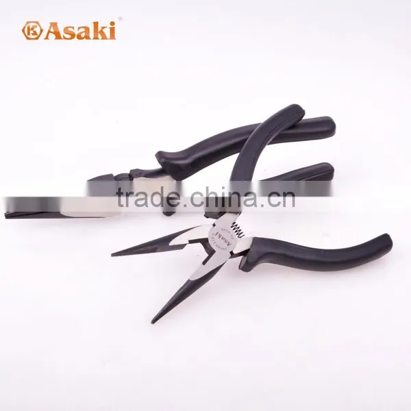 AK-8048 High Quality Carbon Steel Long Nose Pliers photo-3