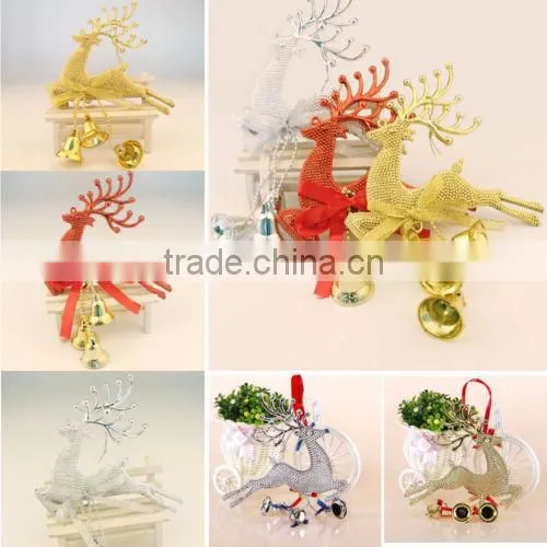 Home Christmas Tree Ornament Deer Chital Hanging Xmas Baubles Party Decoration photo-3