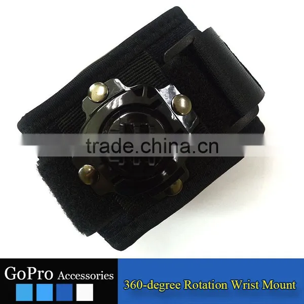 2016 New Wholesale GoPros 360 Degree Rotation Wrist Mount for Gopros Heros 4 3 3+ GP06 photo-2