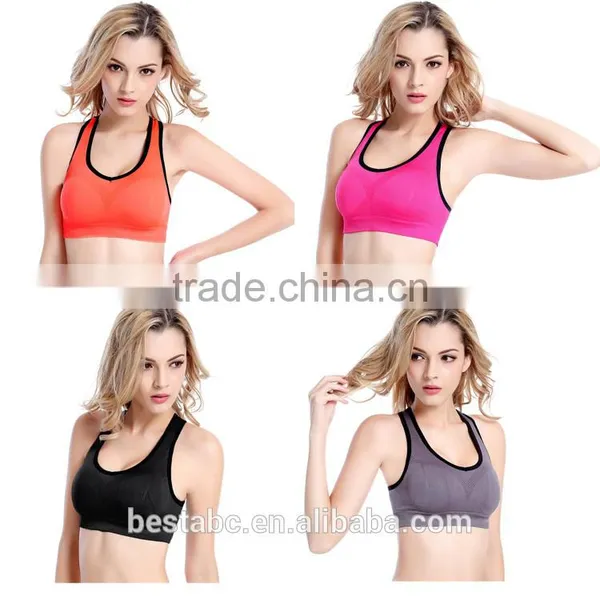 Wholesale Hot Sexy Breathable Women Sports Yoga Bra With Great Stretch photo-4