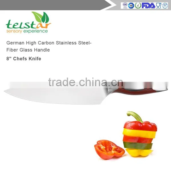 8" Chefs Knife-SEDGE Series-German High Carbon Stainless Steel-Fiber Glass Handle photo-5