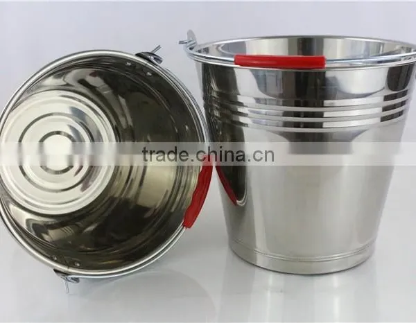 Cheap Stainless Steel Metal Beer Ice Bucket With Handle photo-3