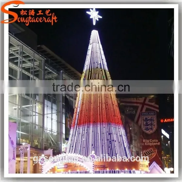 10m-20m Green PVC Customized Christmas Tree Custom Christmas Tree Ornament Artificial Christmas photo-2