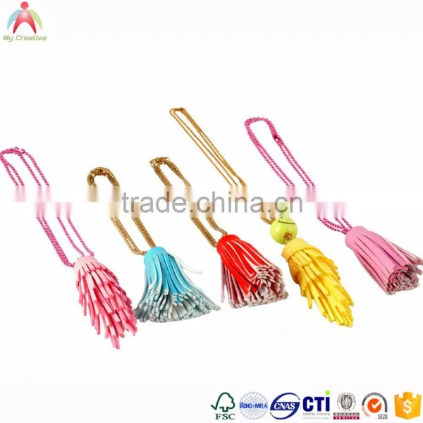 Yingcheng Latest Design Beads Tassel Necklace photo-3