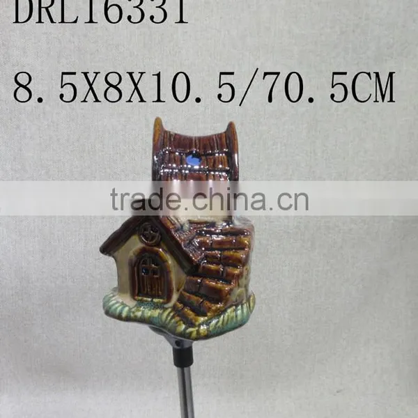 Solar Ceramic Garden Decoration photo-3