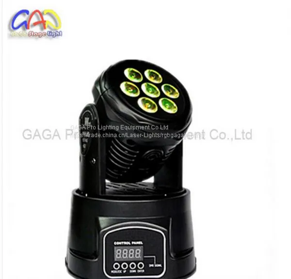 Mini Disco DJ Lights 7PCS X 12W RGBW Wash 4 In1 Moving Head Light Stage for Sale photo-2
