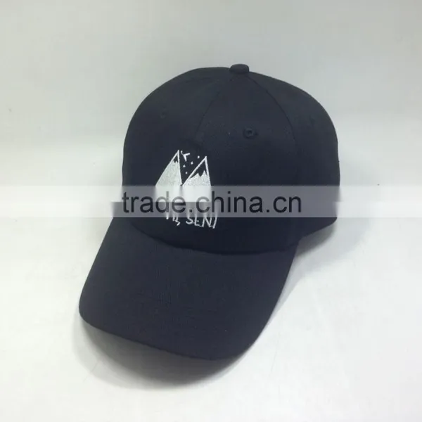 Custom Color Black Cap With Embroidery Logo Good Quality photo-2