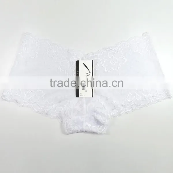 Sexy Transparent Lace Boyshorts Preteen Panty Lingerie photo-5