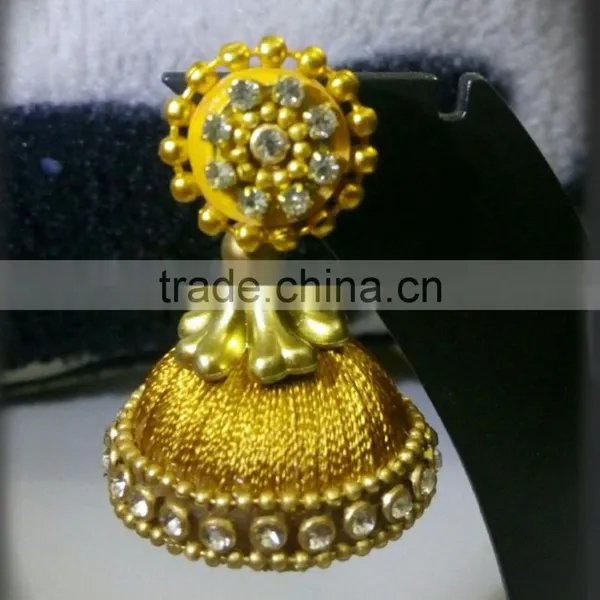 FACTORY DIRECT!!! Handmade Silk Thread Earrings photo-2