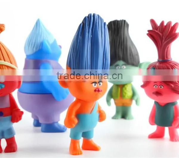Popular Hairy Little Troll Doll Figure Trolls Pen Topper Gift for Kids Toy photo-6