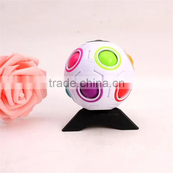 2017 New Arrive Magic Rainbow Ball Fidget Cube 12 Holes With 11 Different Color Small Balls photo-4