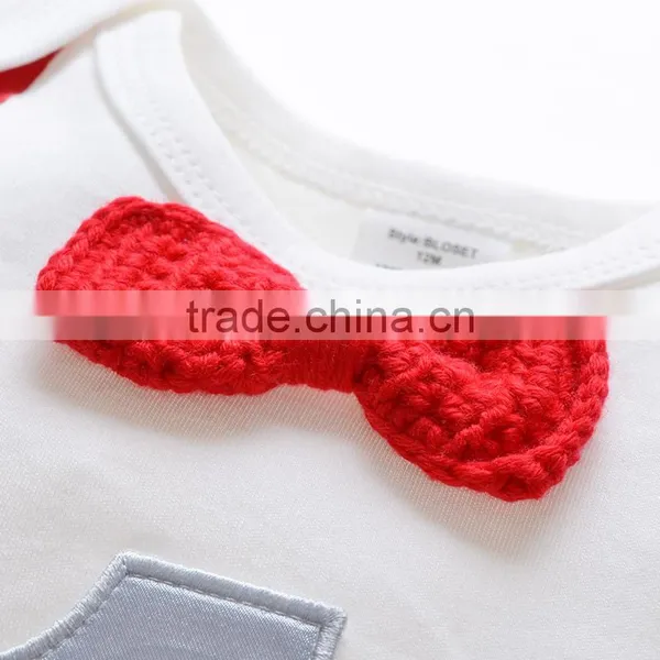 Factory Organic Cotton for Newborn Summer Clothing Set Wholesale From China Baby Clothes Romper photo-3