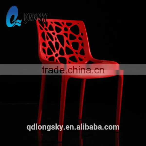 LS-4020B Cheap Outdoor Plastic Garden Chair Stacking Leisure Chair Plastic Patio Chair photo-2