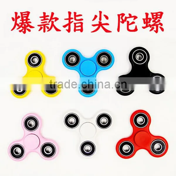 ABS Plastic EDC Hand Spinner For Autism Tri-Spinner Fidget Spinner Toy photo-2
