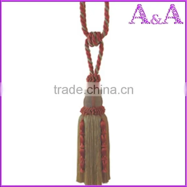 Mini Gold Caps Korean Velvet Tassel for Key Chain