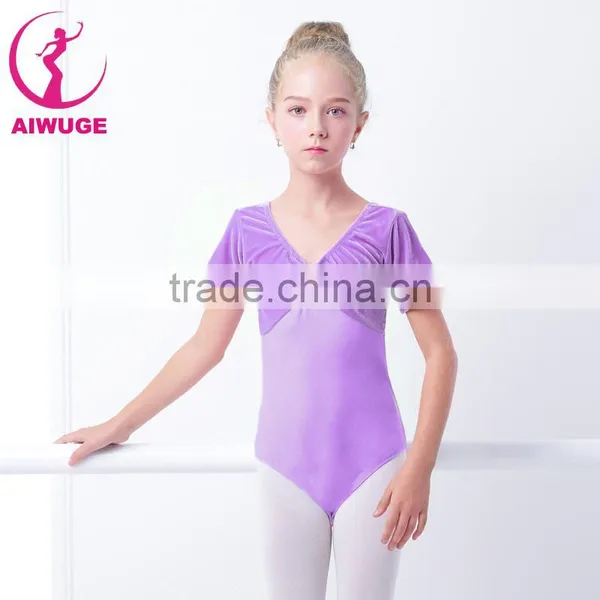 Long Sleeve Velvet Cotton Ballet Leotard Training Dancewear Ballet Clothes Costumes photo-4