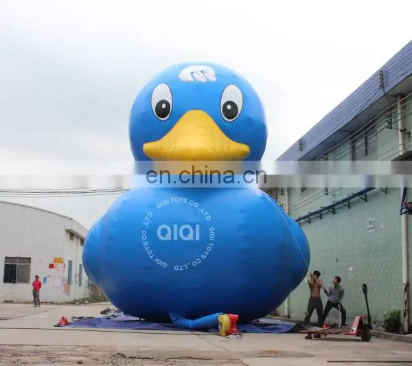 2014 Blue/yellowgiant Duck Swimming Ring Inflatable photo-3