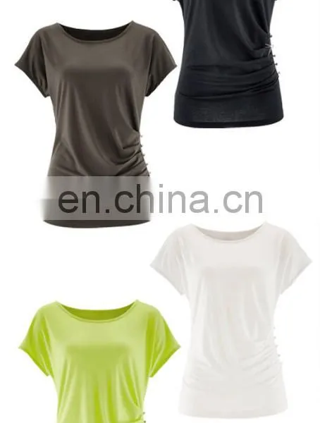 Fashion Women Summer Loose Top Short Sleeve Blouse Ladies Casual Tops T-Shirt photo-4