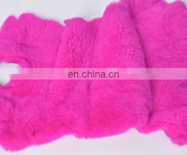 100% Natural Rex Rabbit Fur Skin Dyed Rex Rabbit Fur Pelt From China photo-5