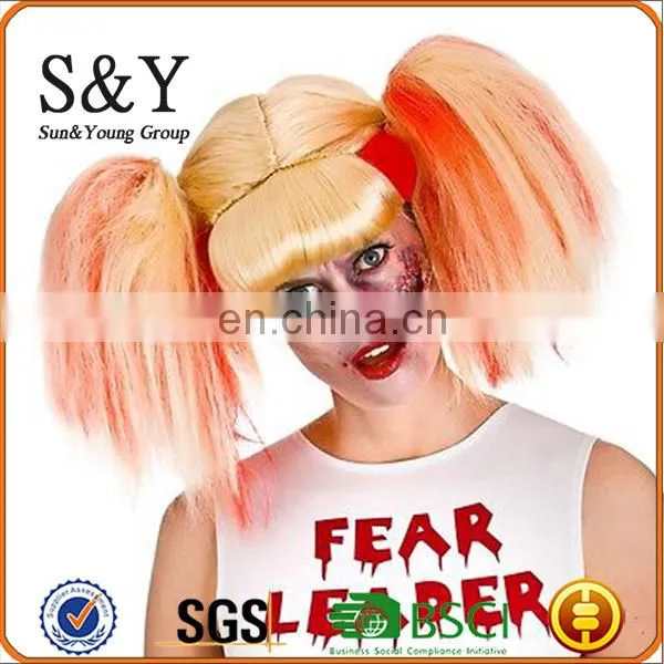 Scary Horroble Cheerleading Halloween Costume With Wig Halloween Party Docaration
