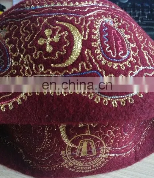 China Wool Muslim Prayer Cap photo-3
