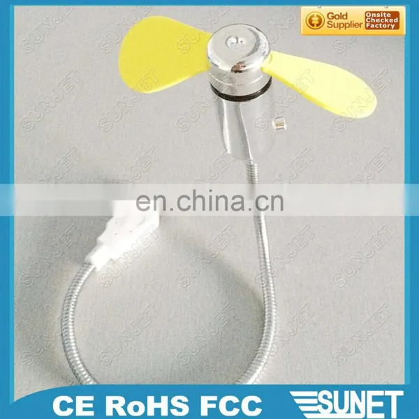 SUNJET 2017 New Products Novelty Items Cartoon Usb LED Mini Fan photo-3