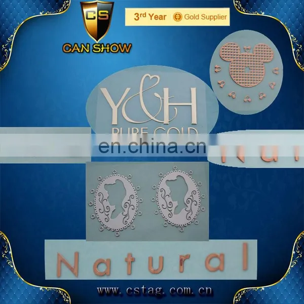 Cartoon Character Avatar Metal Logo Stickers