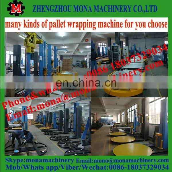 Warehouse/factory Automatic Pallet Wrapping Machine With Ramp photo-4