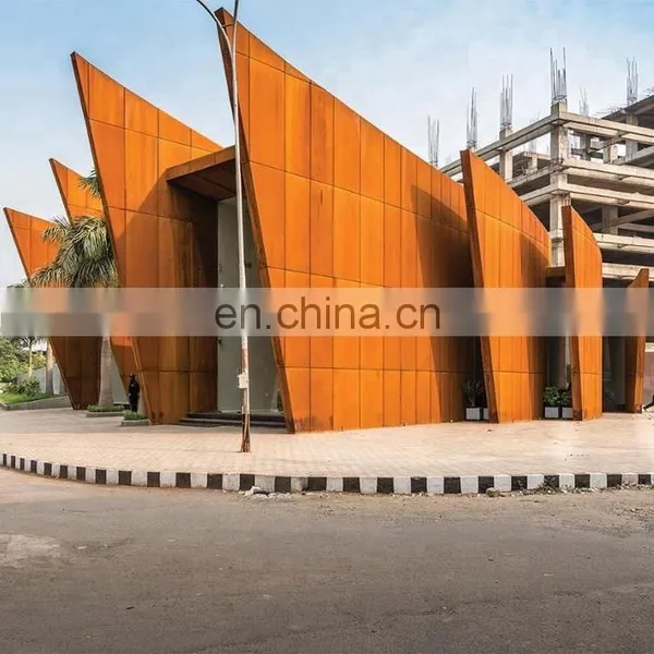 3mm Corten Steel Cladding Panels Price photo-4