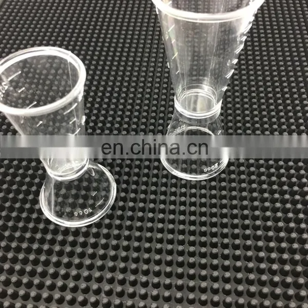 PVC Rectangular Black Water Coaster With Anti-slip Function for Bar Counter photo-4
