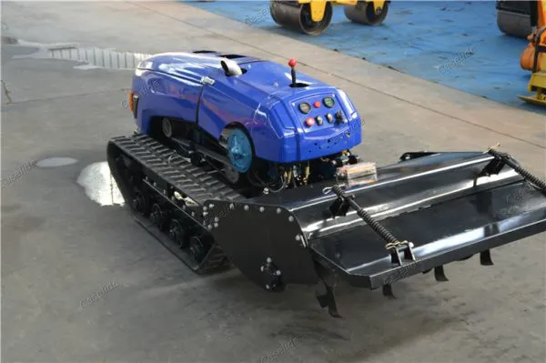 Agricultural 32HP Power Cultivator Equipment Crawler Remote Control Rotary Cultivator Cultivator Robot