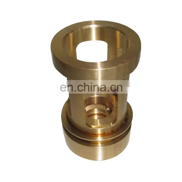 Custom Parts Lathe Turning Brass Pipe Part and Fitting Ring Components Cnc Machining Service photo-2